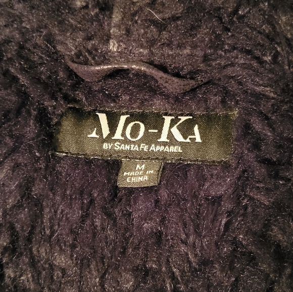 🩷 3/$15 MO-KA - WOMEN'S FAUX FUR & LEATHER VEST SIZE MEDIUM - Picture 5 of 8